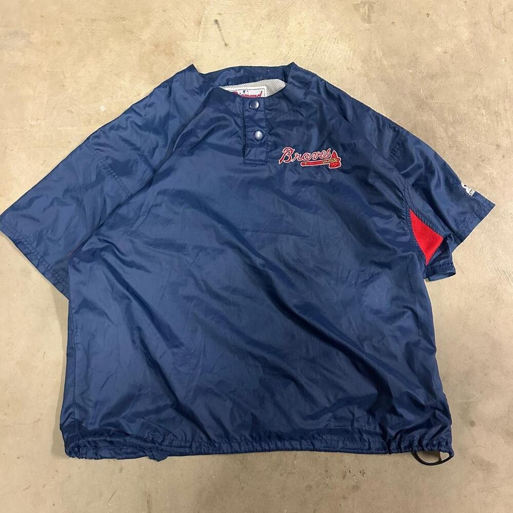 Blue‎ and red vintage braves
